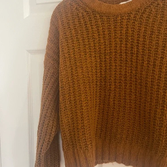 American Eagle Outfitters Rust Knit Sweater - Picture 4 of 9